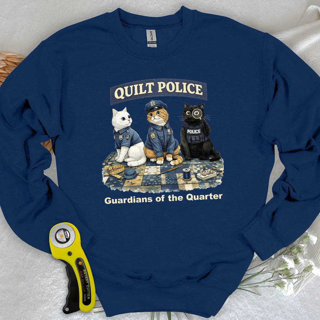 Quilt Police Sweatshirt
