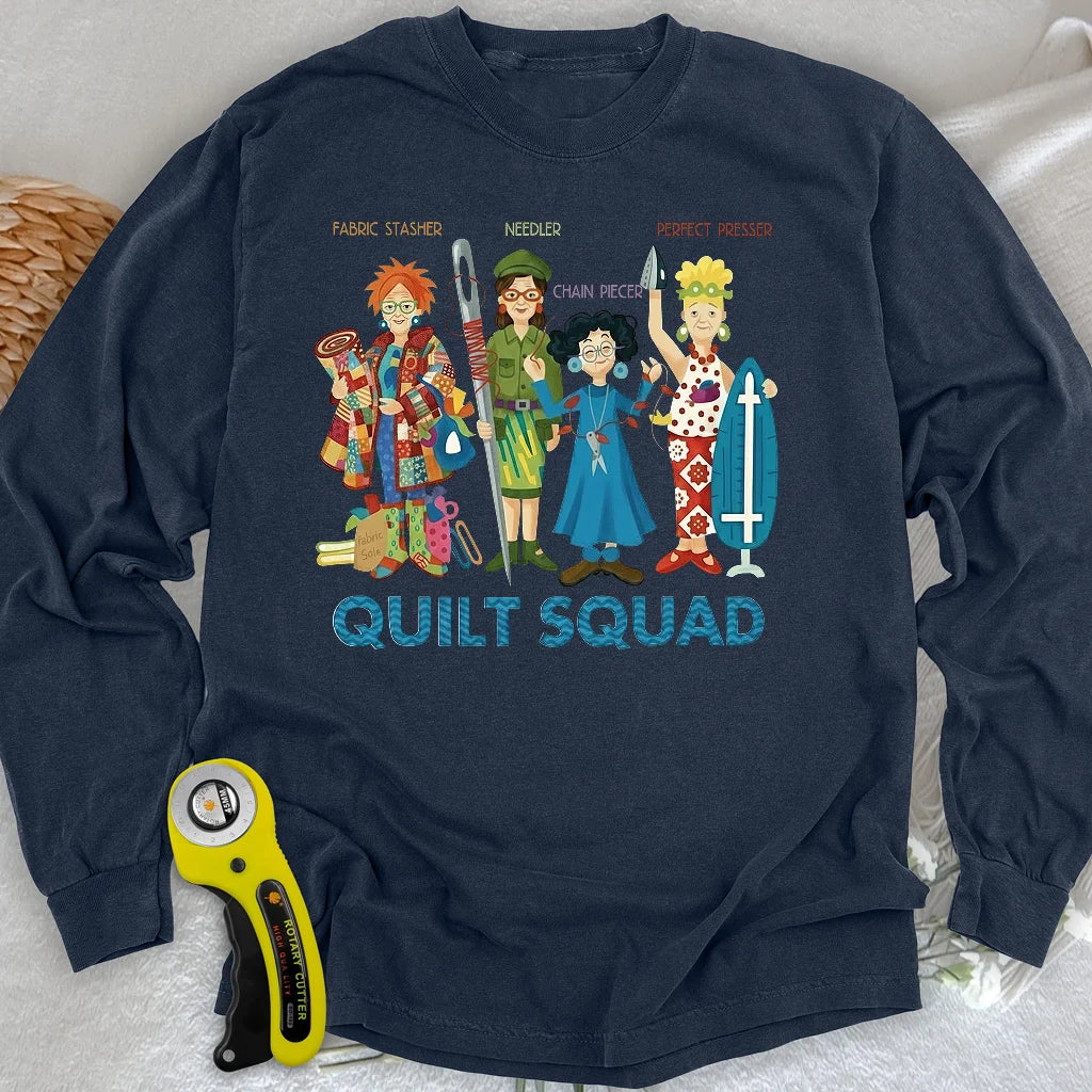 T-shirt à manches longues Quilt Squad