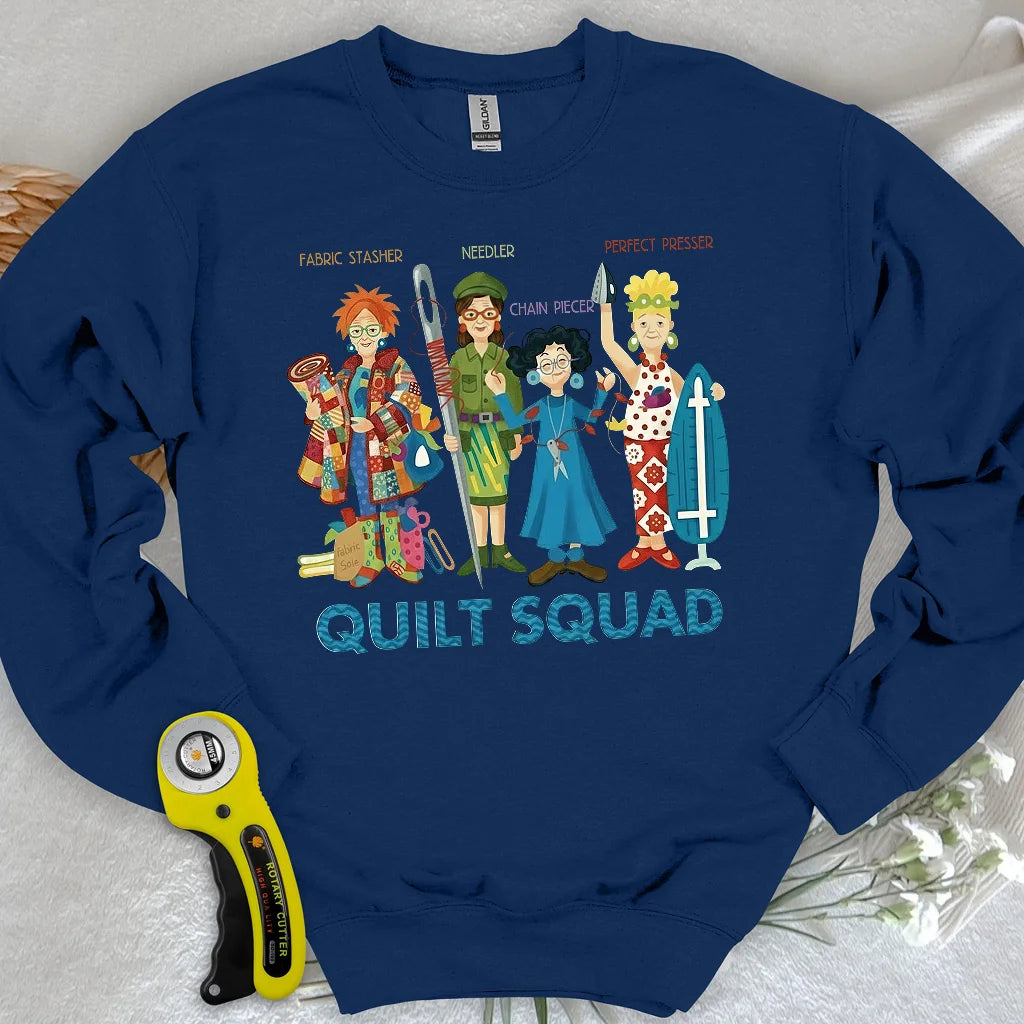 Steppdecken-Squad-Sweatshirt