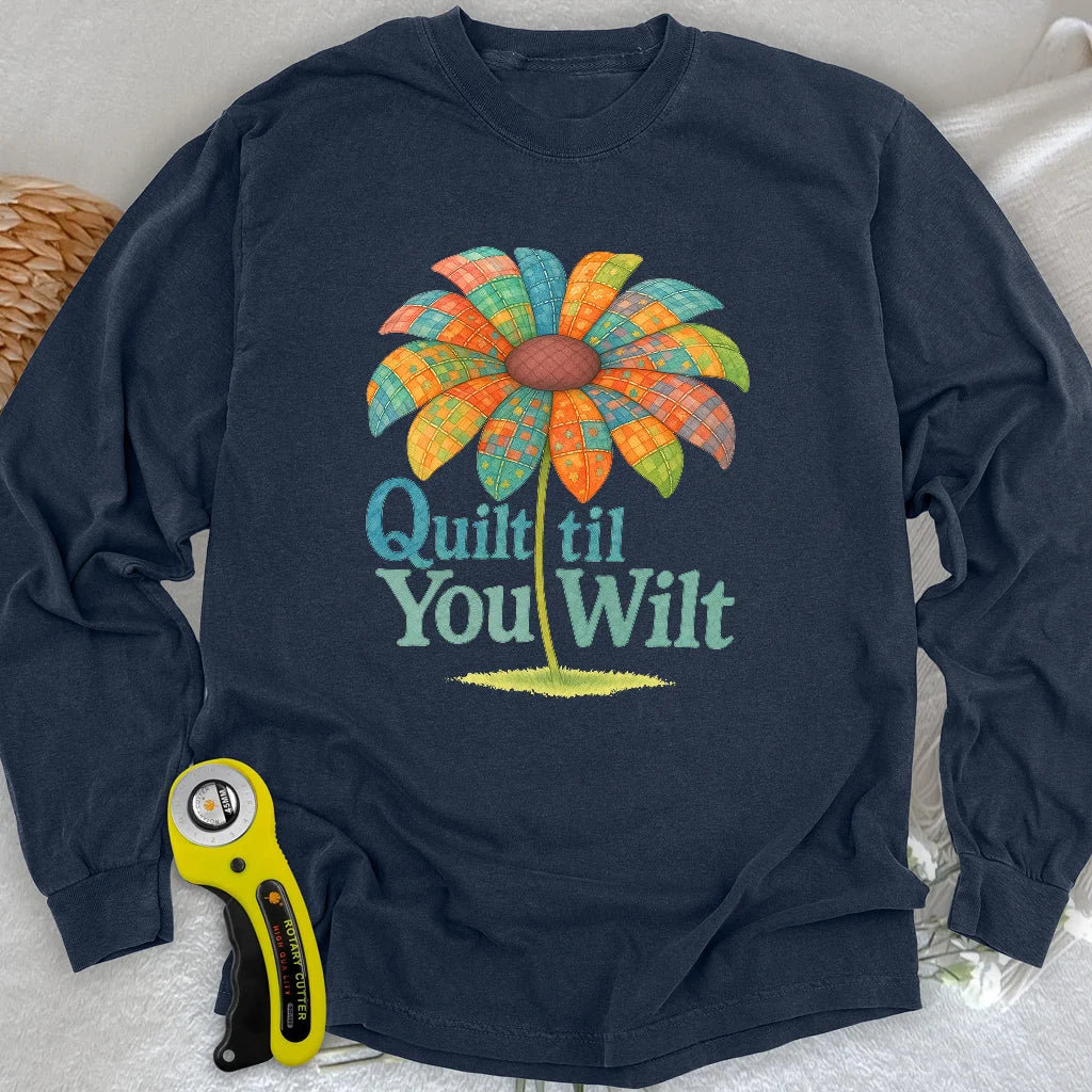 T-shirt à manches longues Quilt Wilt