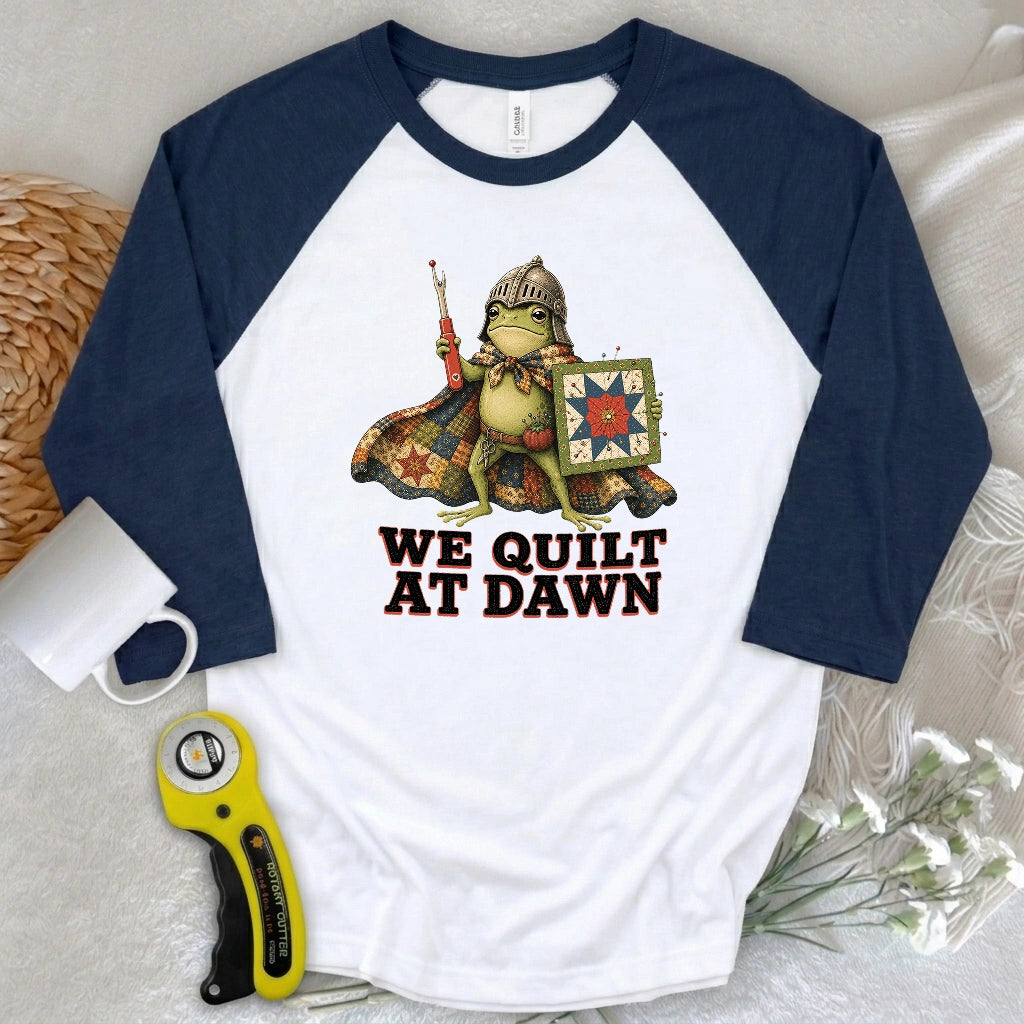 Quilt at Dawn 3/4 Sleeve T-shirt