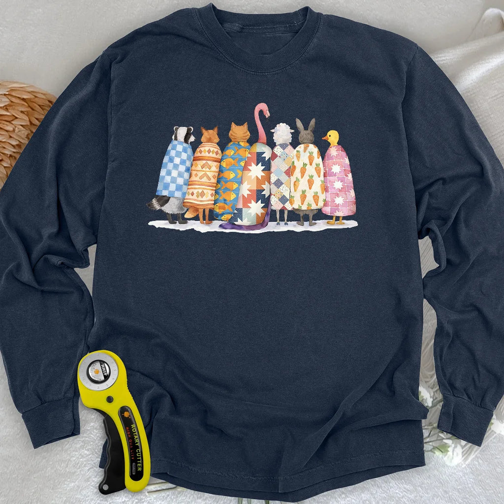 T-shirt matelassé à manches longues Quilted Souls