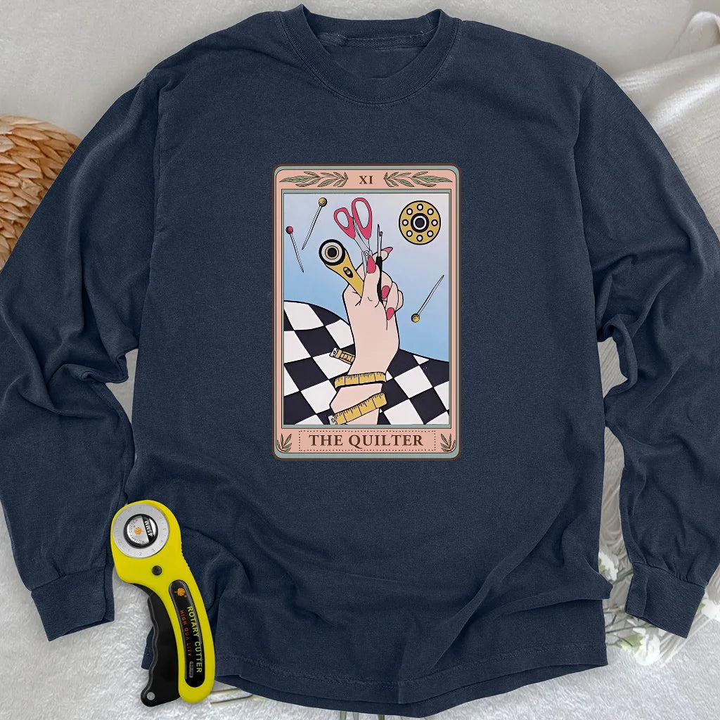 Quilter Tarot Langarmshirt