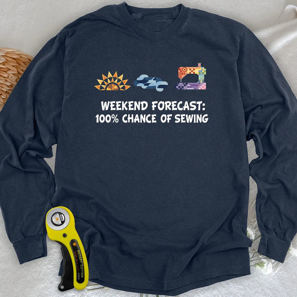 T-shirt à manches longues Quilter Weekend Forecast