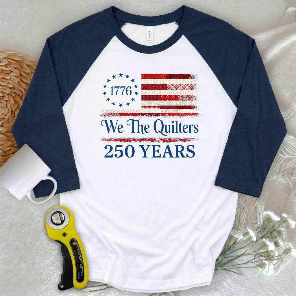 Quilters of Liberty 3/4 Sleeve T-shirt