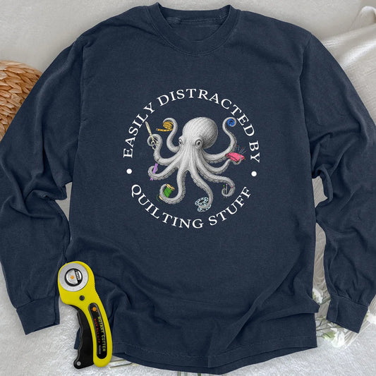 Quiltin Stuff Long Sleeve T-shirt