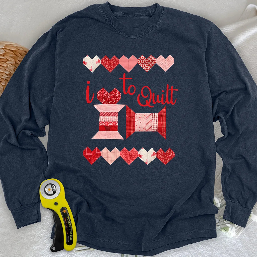 Quilting Love Long Sleeve T-shirt