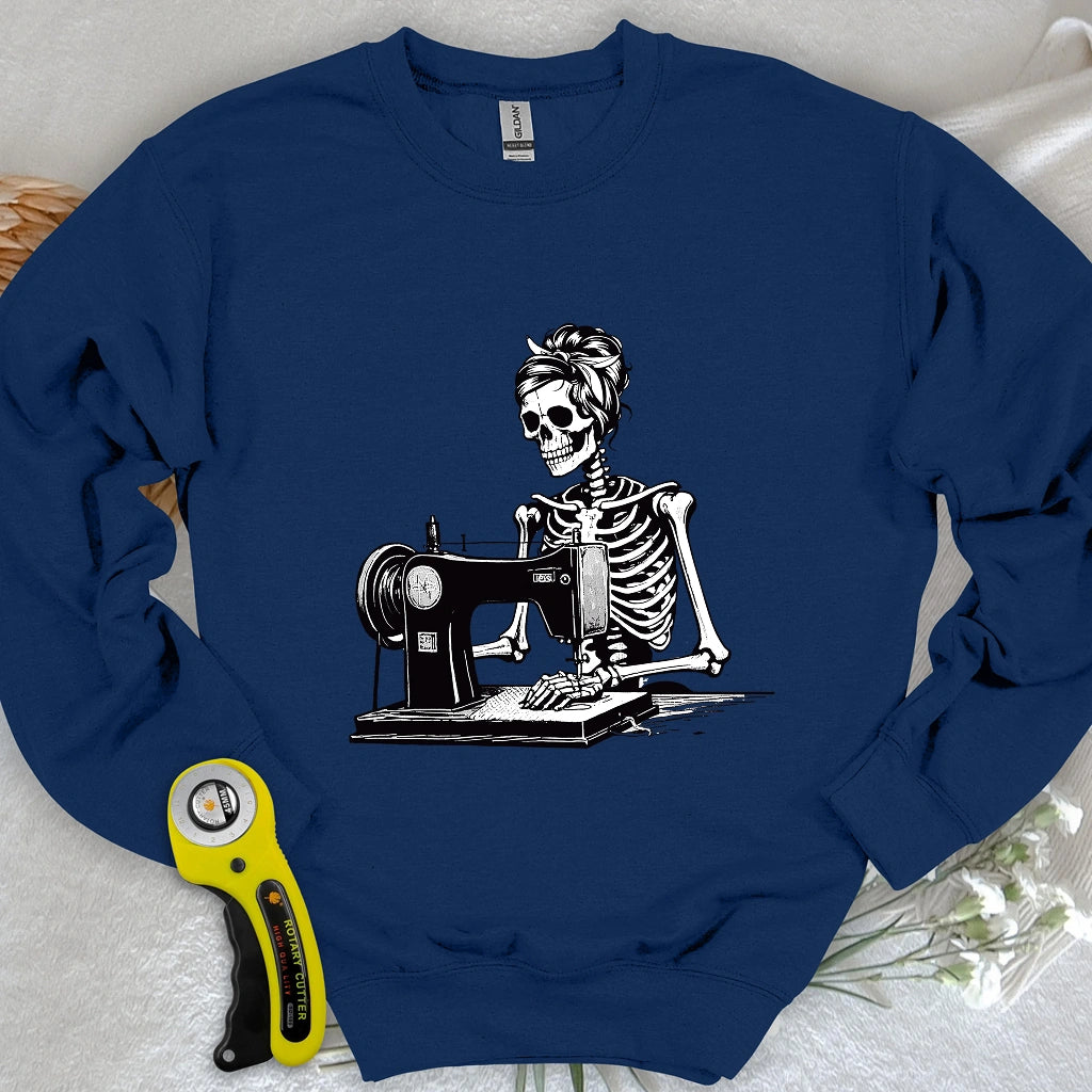 Quilting Skeleton Sweatshirt