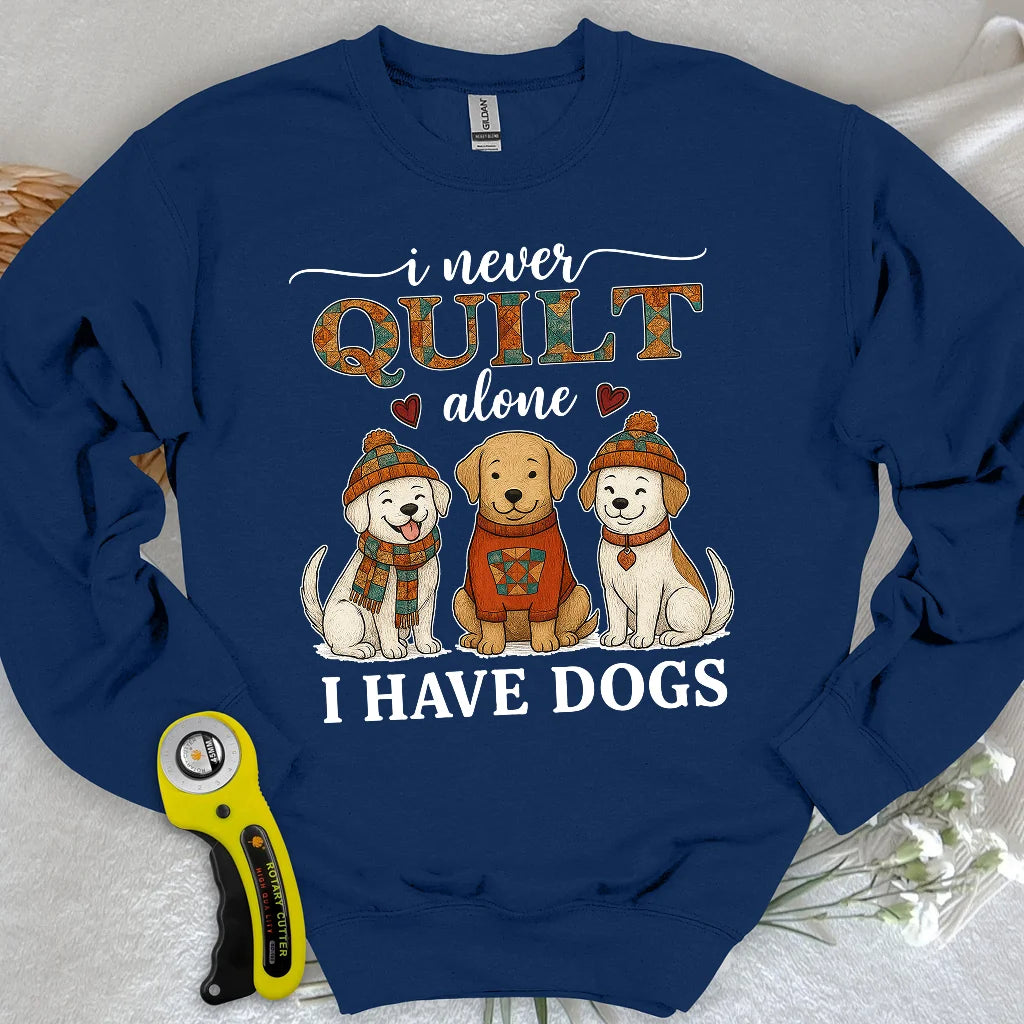 Quilting with Paws Sweatshirt