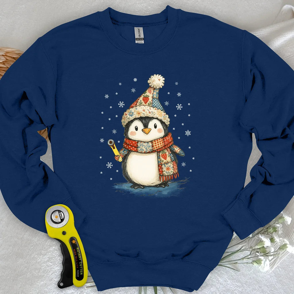 Quilty Little Penguin Sweatshirt