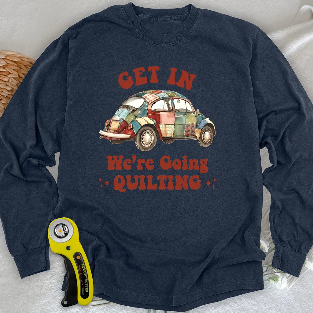 Quilty Road Trip Bug Langarm-T-Shirt