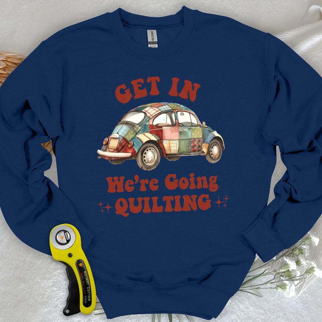 Quilty Road Trip Bug Sweatshirt