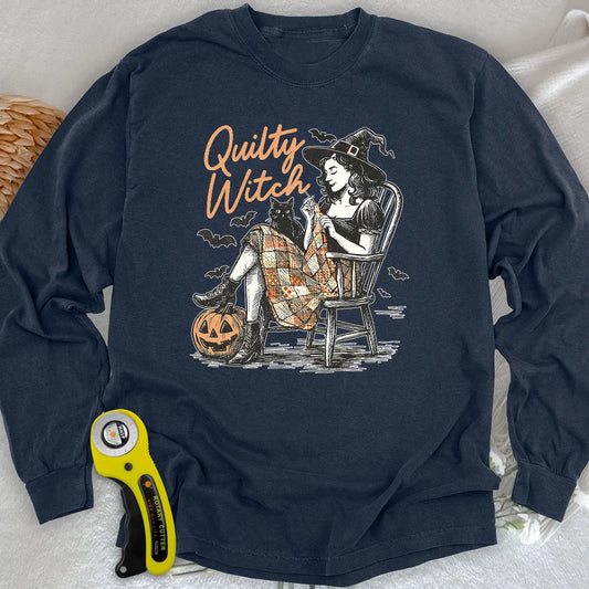 Quilty Witch Long Sleeve T-shirt