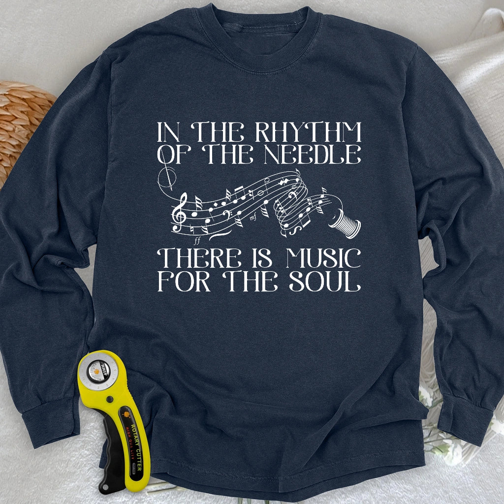 Rhythm Of Needle Long Sleeve T-shirt