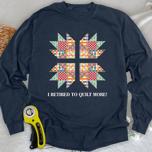 Sew Full-Time Long Sleeve T-shirt