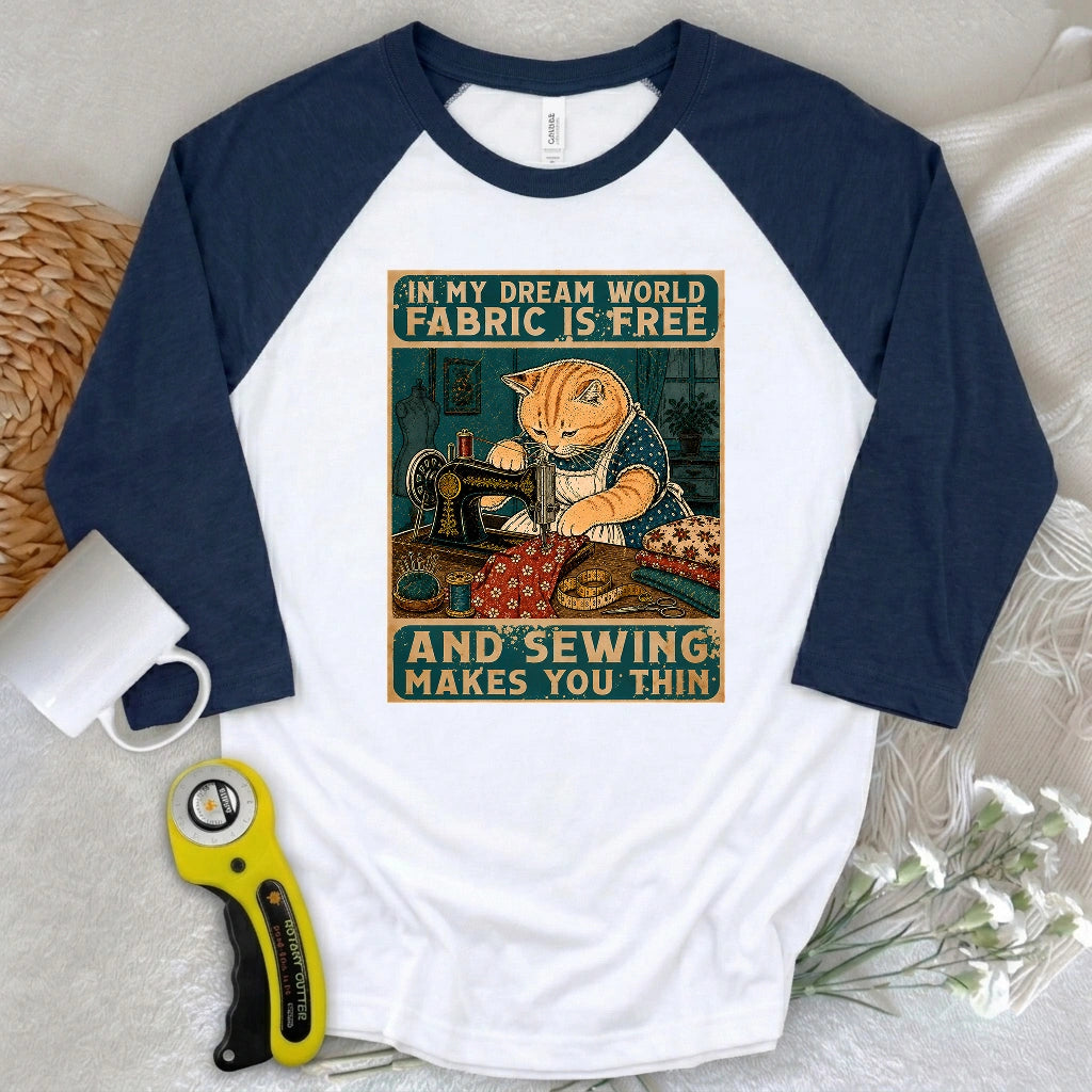 Sewing Dreams 3/4 Sleeve T-shirt