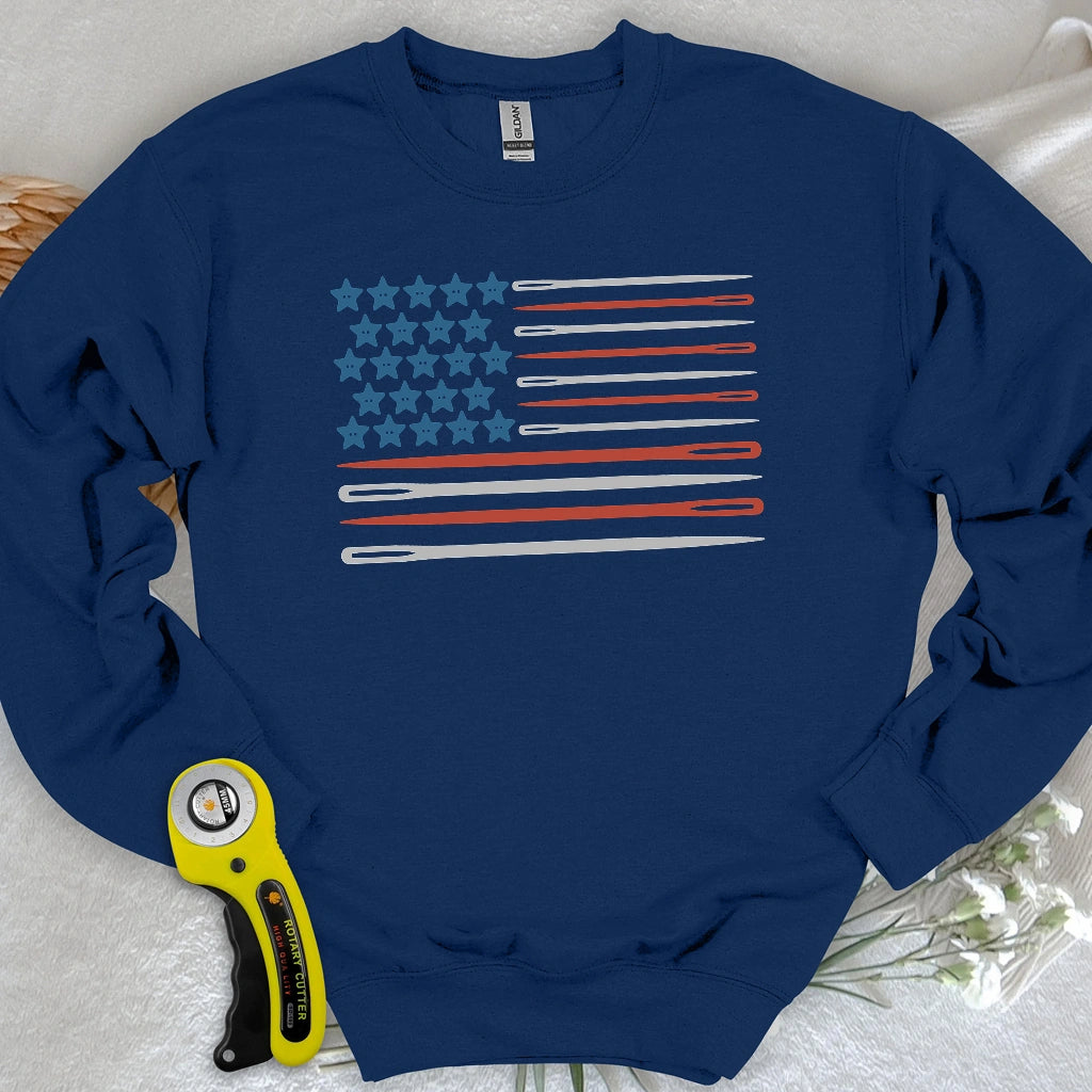 Sewing Flag Sweatshirt