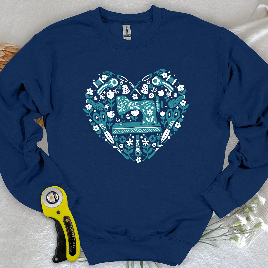 Sweat-shirt d'art populaire couture