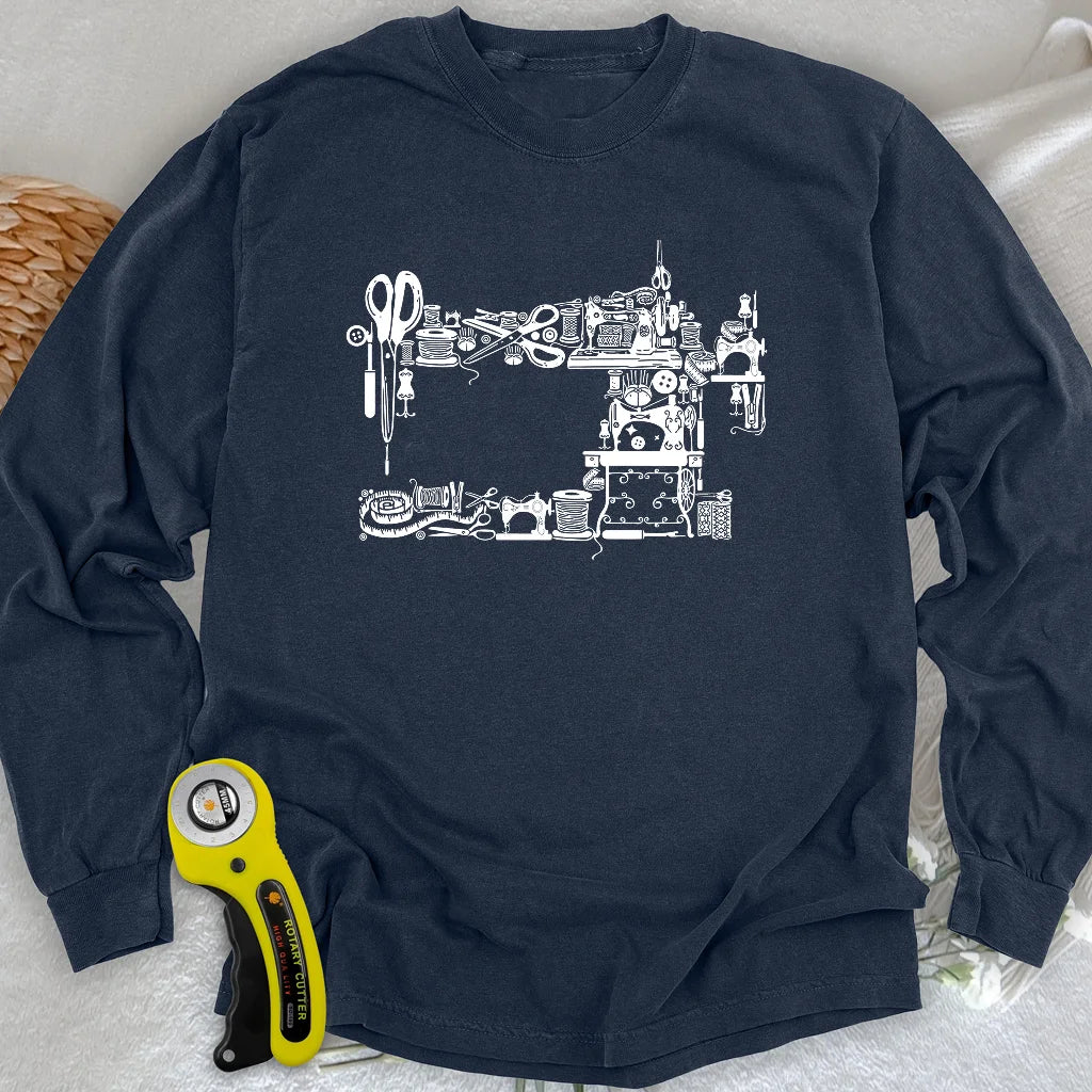 Sewing Tools Long Sleeve T-shirt