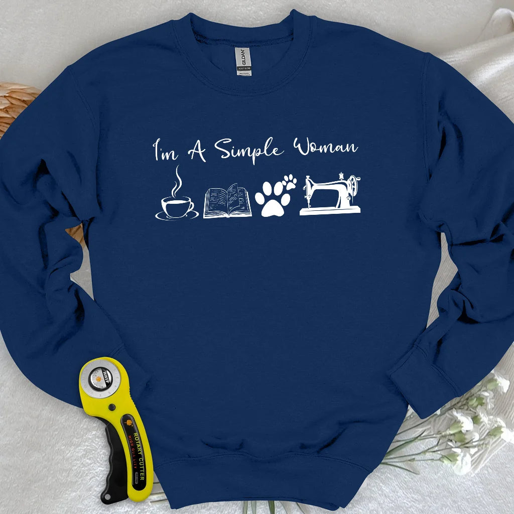Sewing Woman Sweatshirt