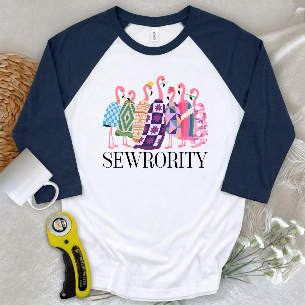 Sewrority Sisters 3/4 Sleeve T-shirt