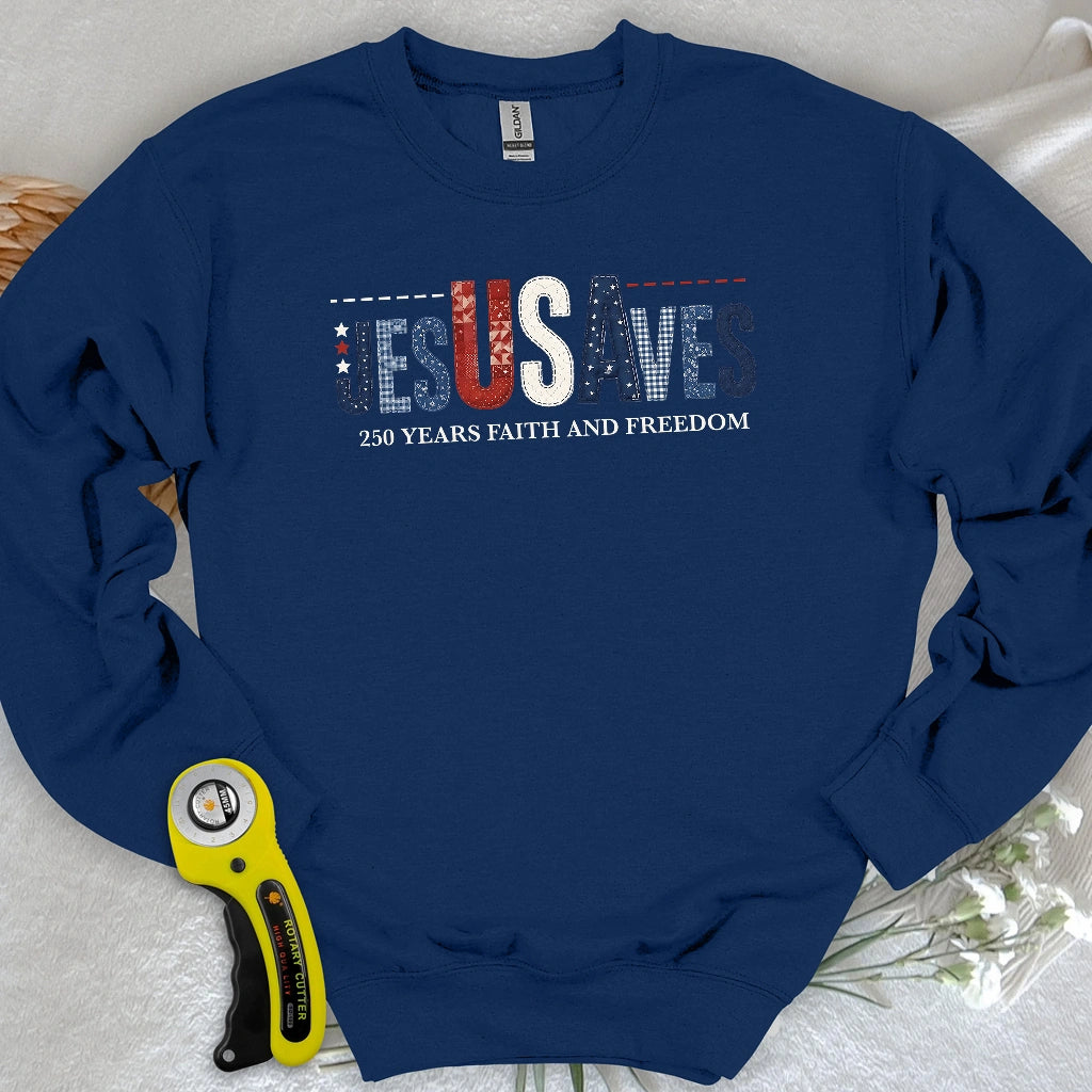 Stitching Faith Since 1776 Sweatshirt