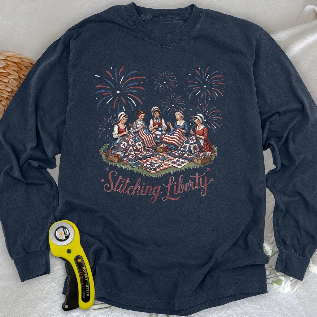 Stitching Liberty Long Sleeve T-shirt