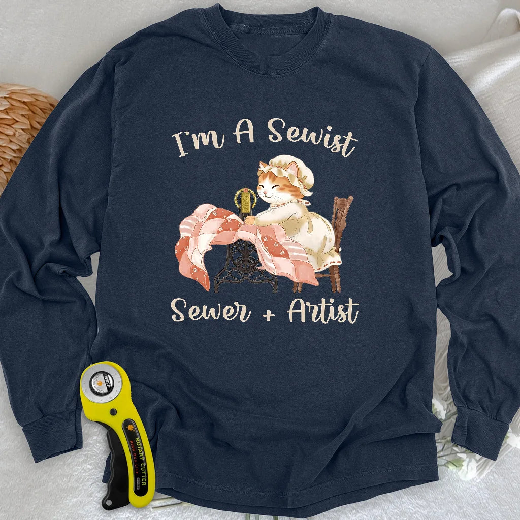 Stitching Serenity Long Sleeve T-shirt