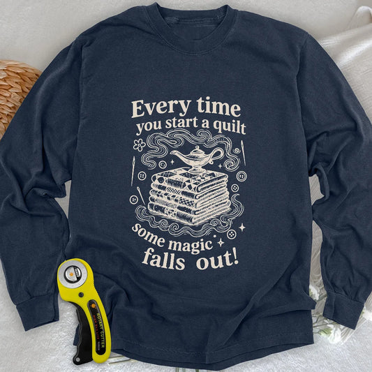 The Quilter’s Genie Long Sleeve T-shirt