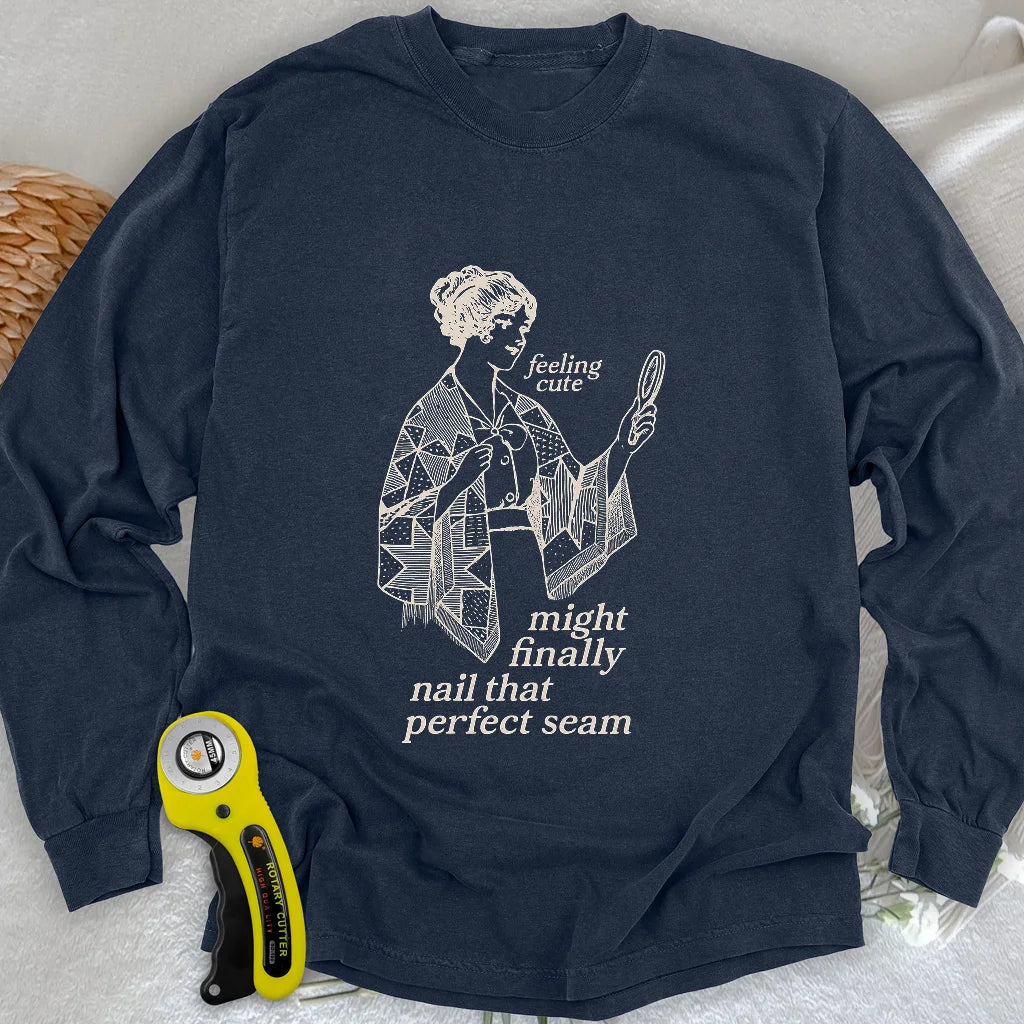 The Seamstress’s Mirror Long Sleeve T-shirt
