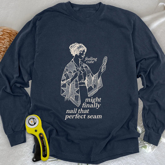 The Seamstress’s Mirror Long Sleeve T-shirt