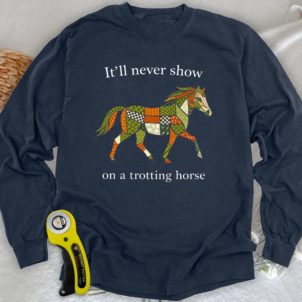 Trotting Horse Rule Long Sleeve T-shirt