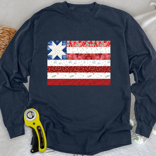USA Star Flag Long Sleeve T-shirt