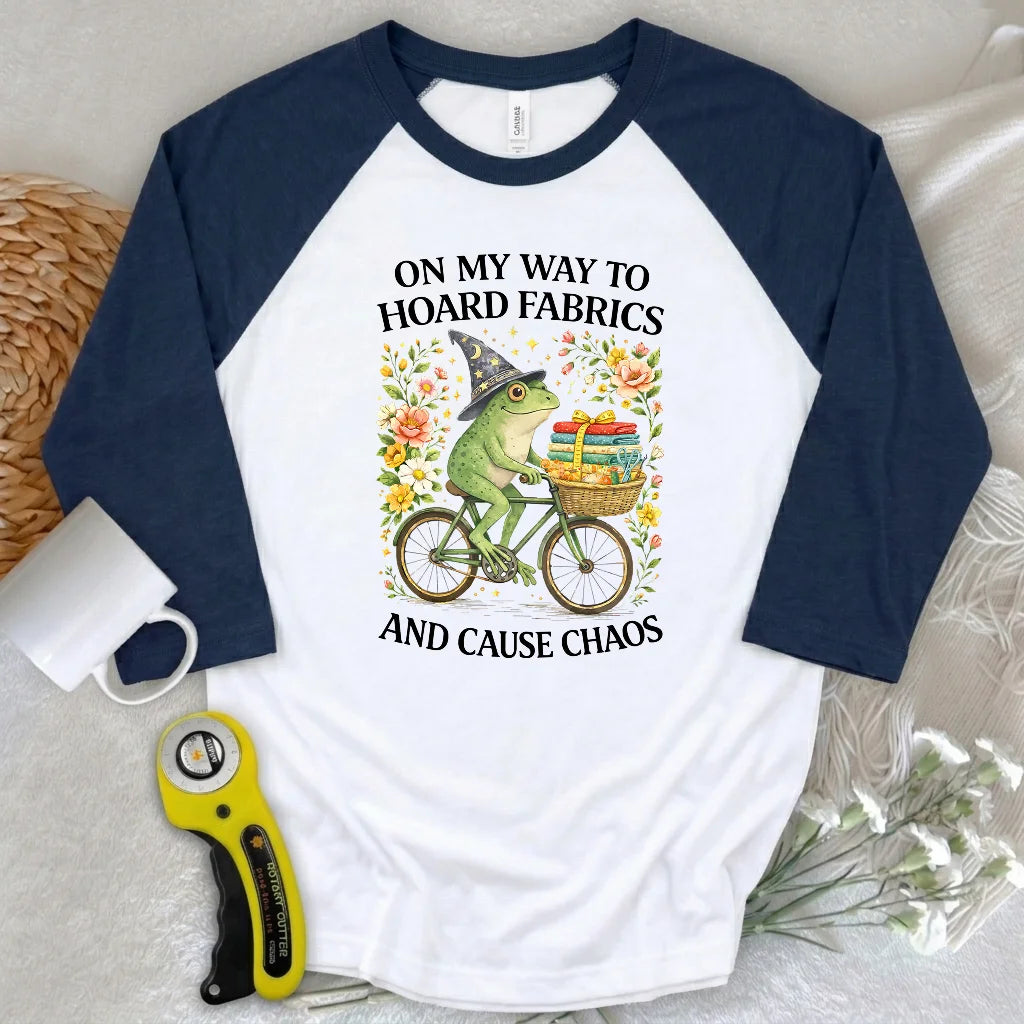 Way To Hoard Fabric 3/4 Sleeve T-shirt