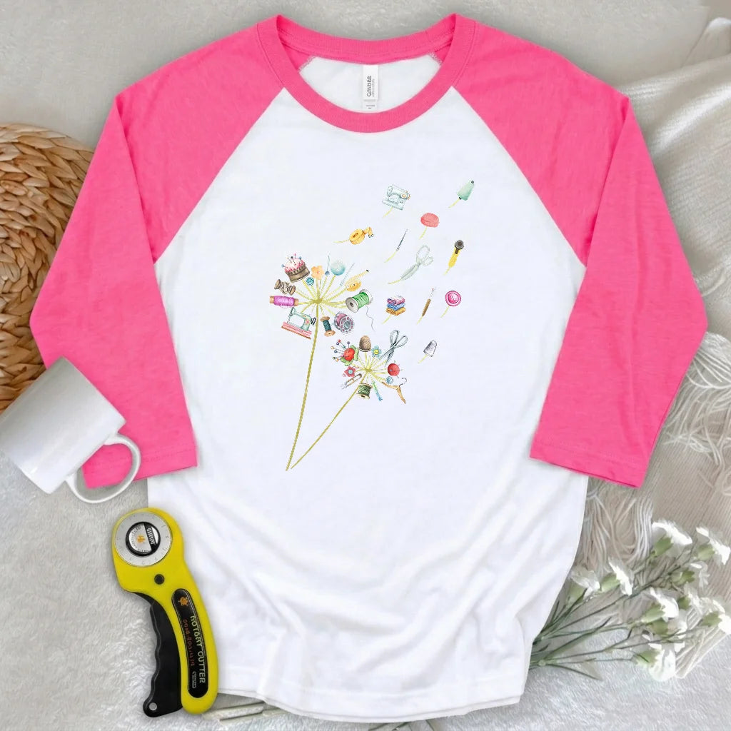 Crafted To Bloom 3/4 Sleeve T-shirt