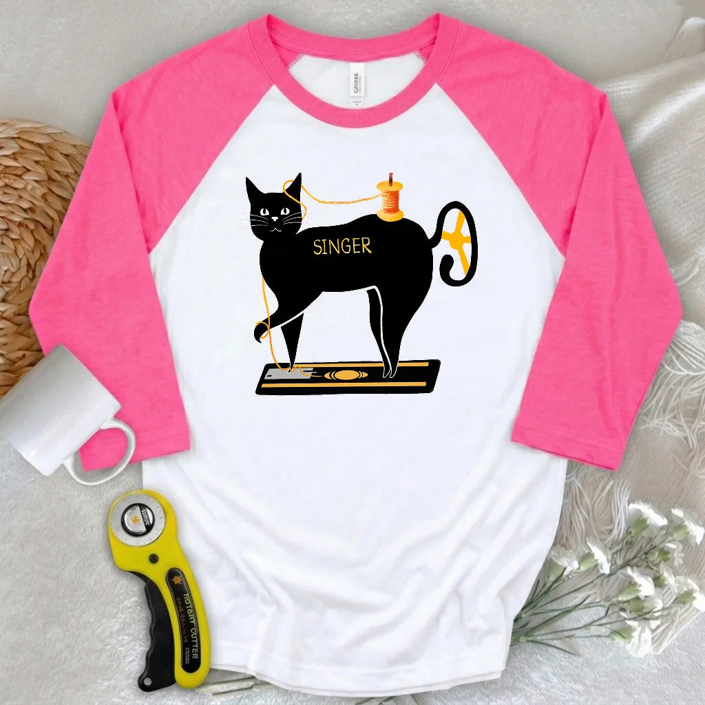 Mewing machine 3/4 Sleeve T-shirt
