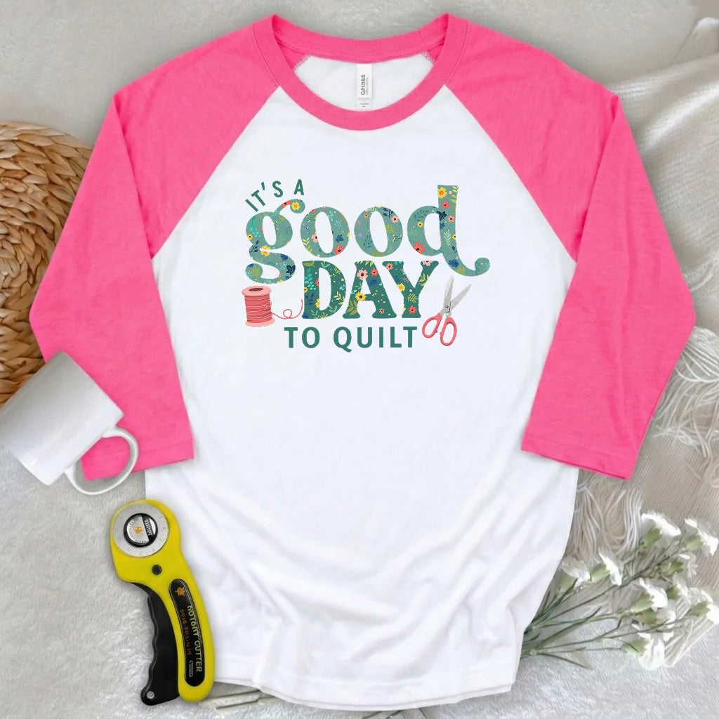 Quiltday 3/4 Sleeve T-shirt