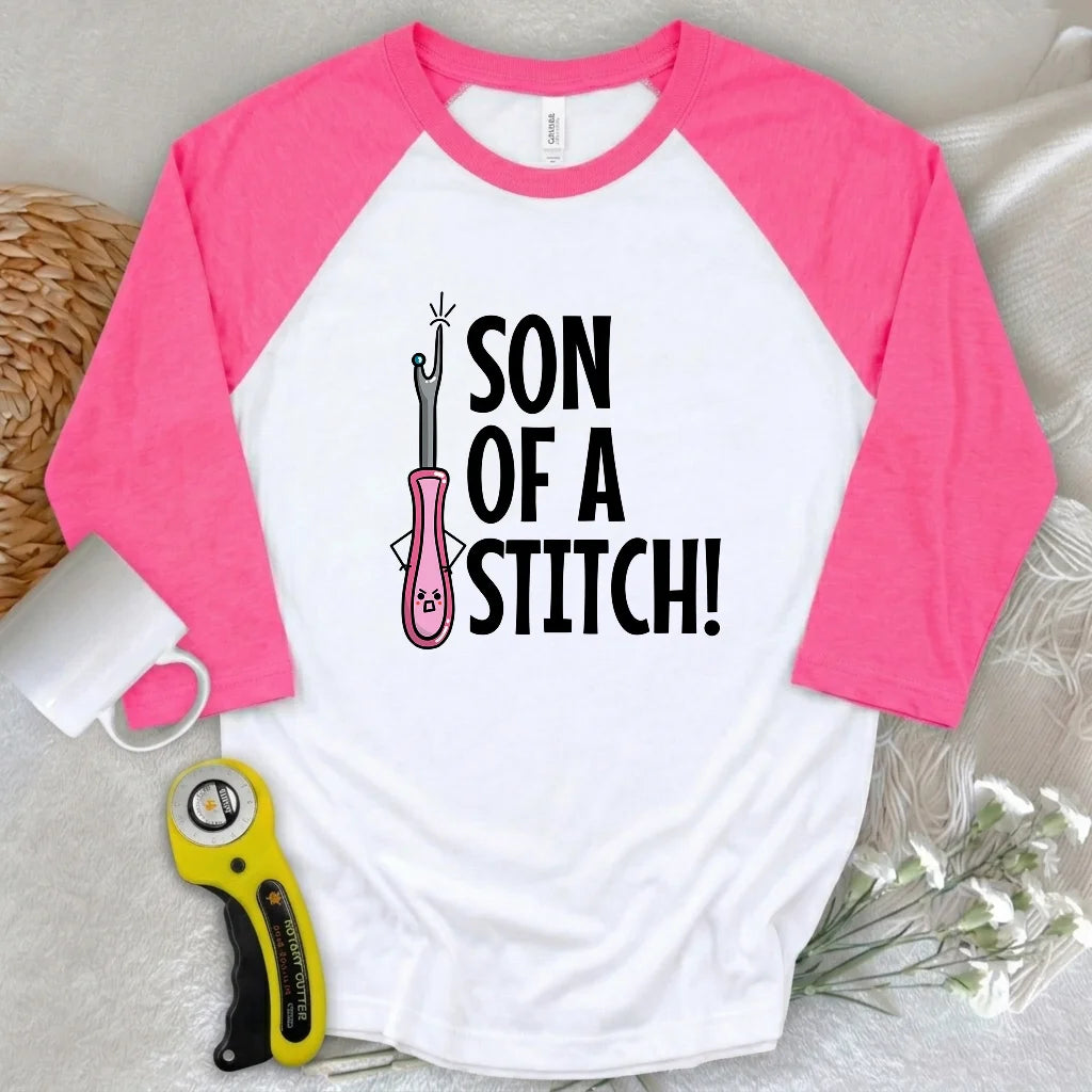 Son Of A Stitch 3/4 Sleeve T-shirt