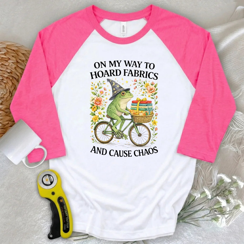 Way To Hoard Fabric 3/4 Sleeve T-shirt