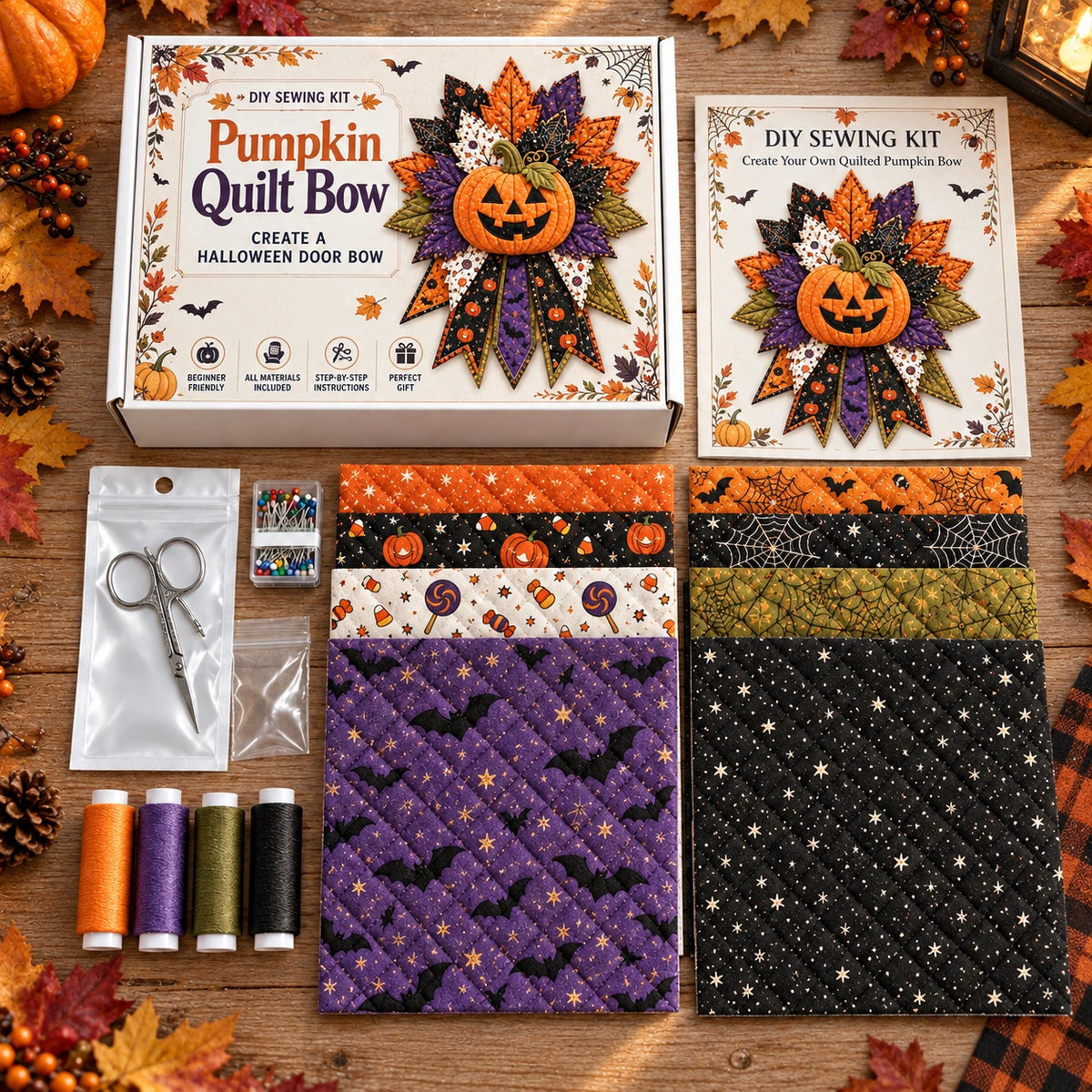 Style 6 DIY Oversized Quilted Bow Sewing Kit