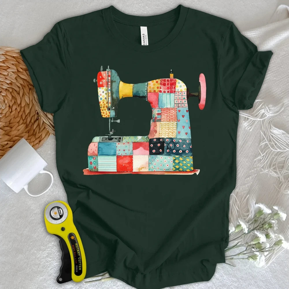 Patchwork Machine T-shirt