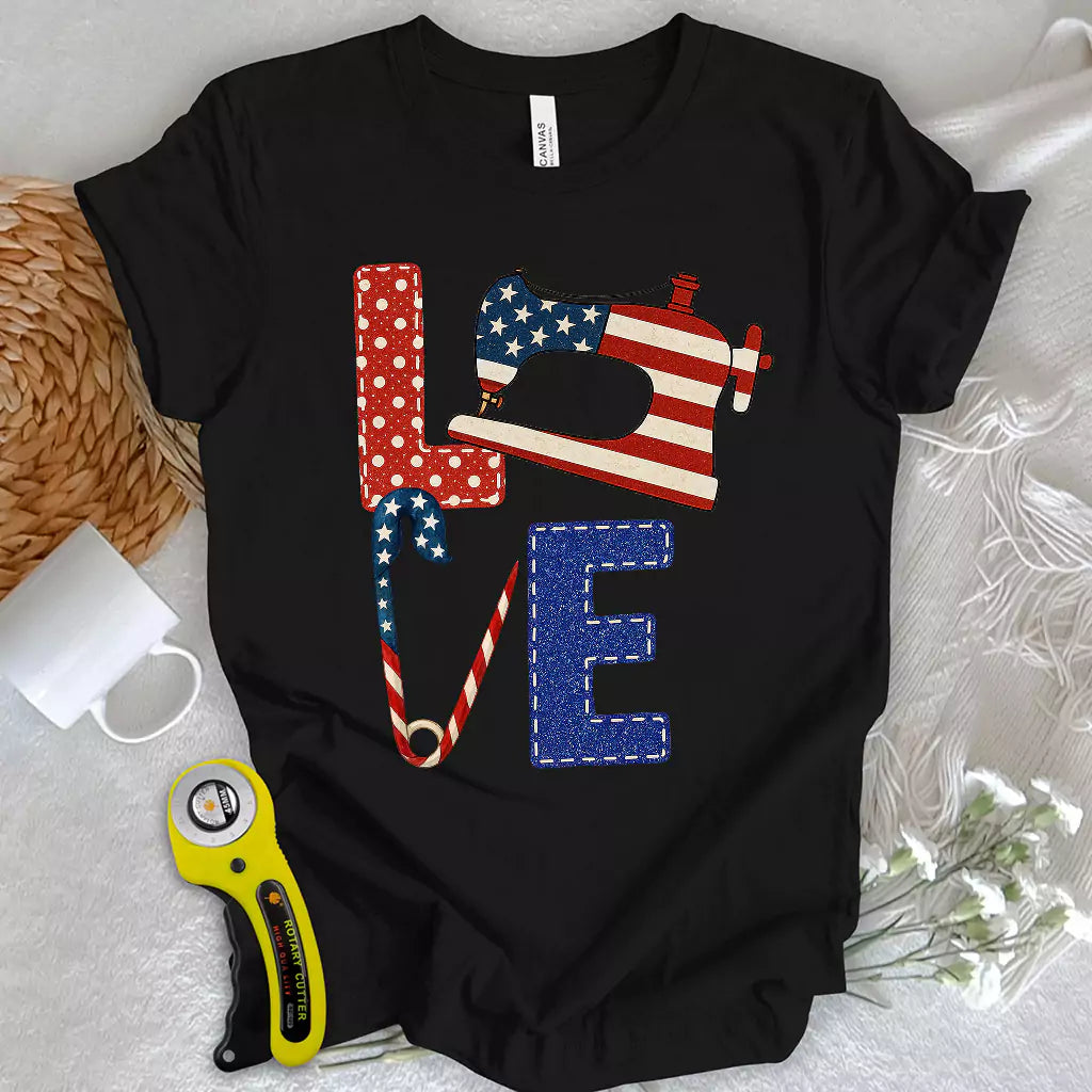 Patriotic Sewist T-shirt