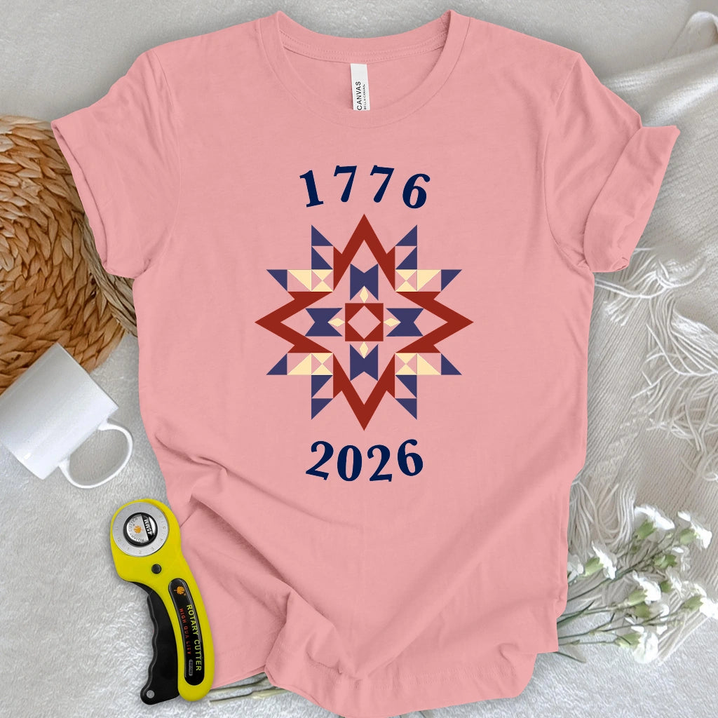 4th of July Quilter T-shirt