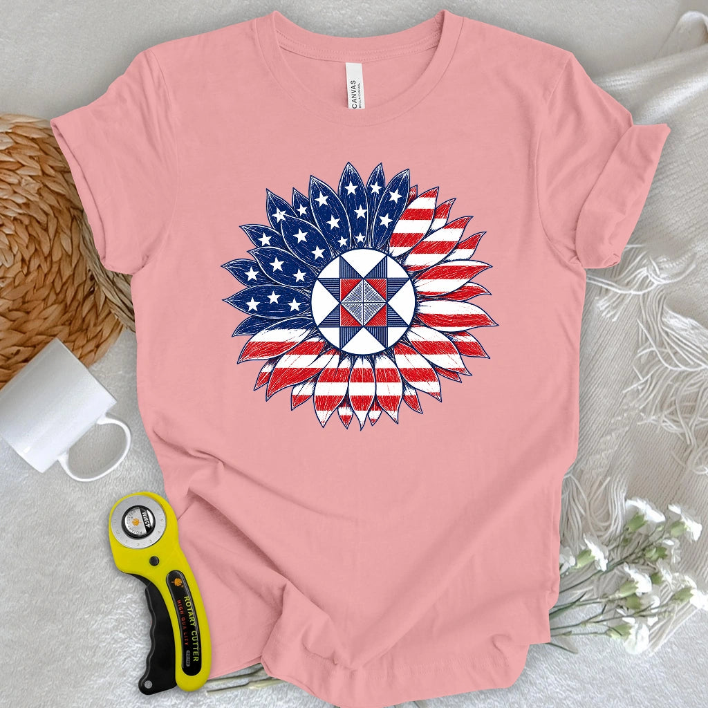 American Pride Sunflower T-shirt