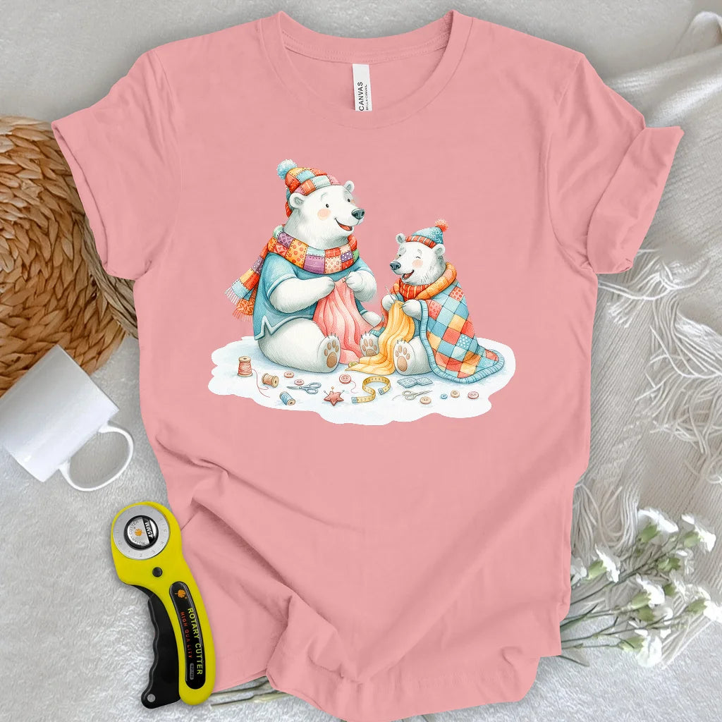 T-shirt l'Heure de la courtepointe des oursons
