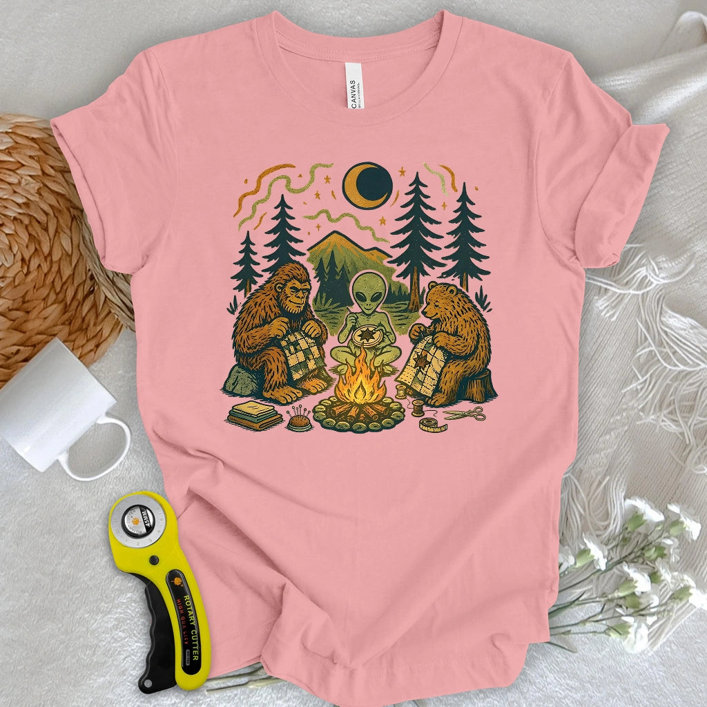 Campfire Crafting Friends T-shirt
