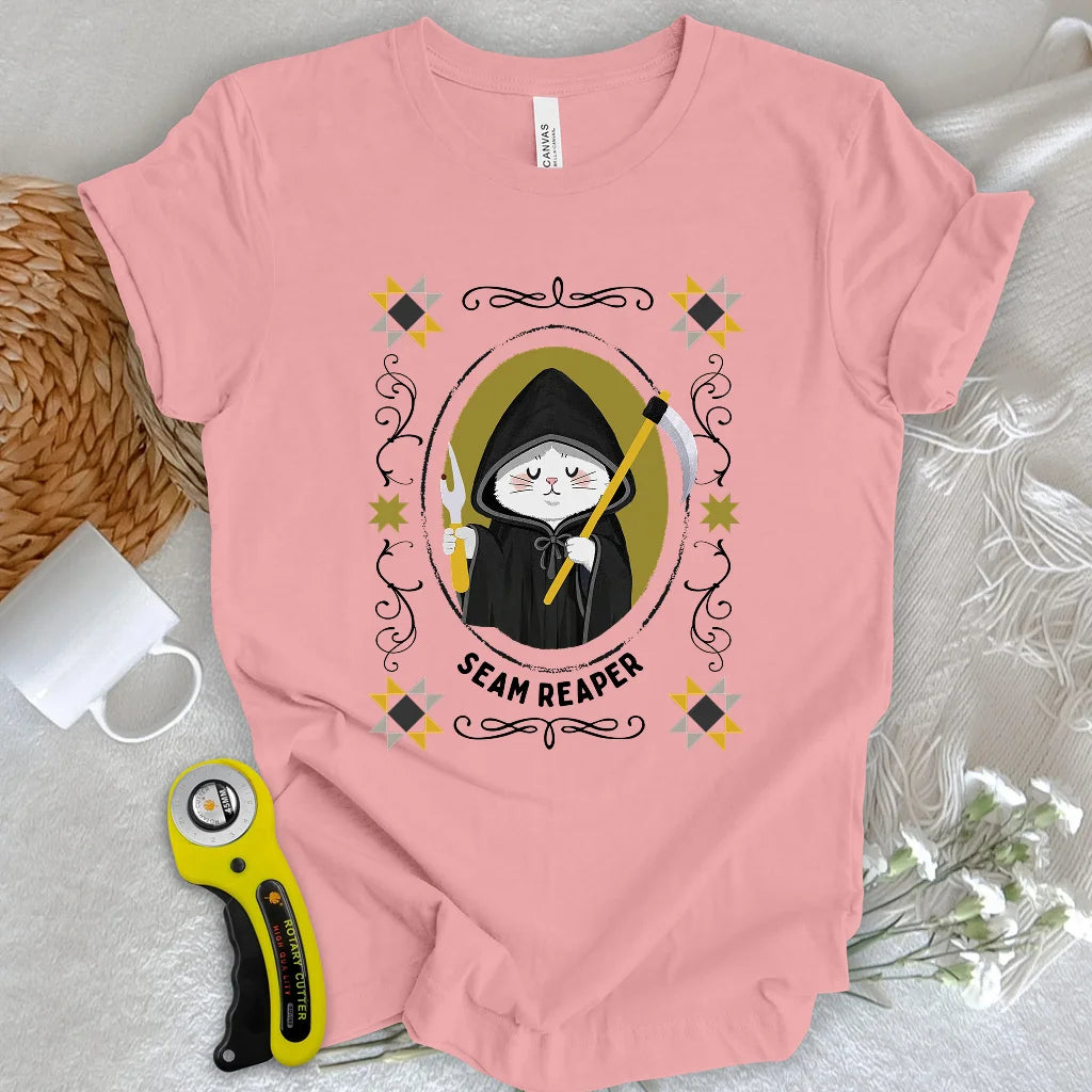 T-shirt faucheuse de coutures de chat