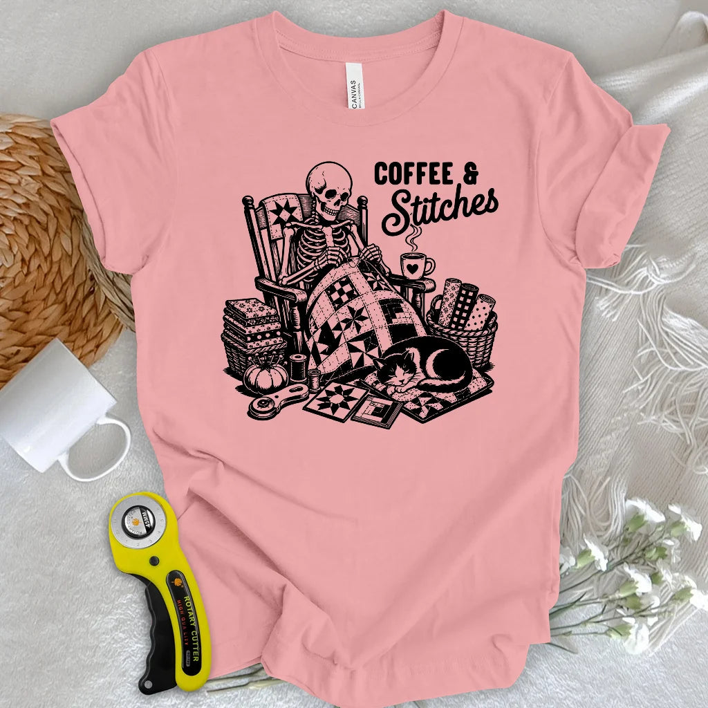 Coffee & Stitches T-shirt