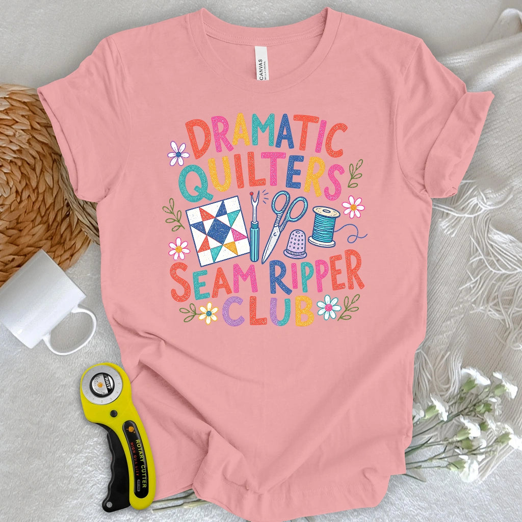 Dramatic Quilters Club T-shirt