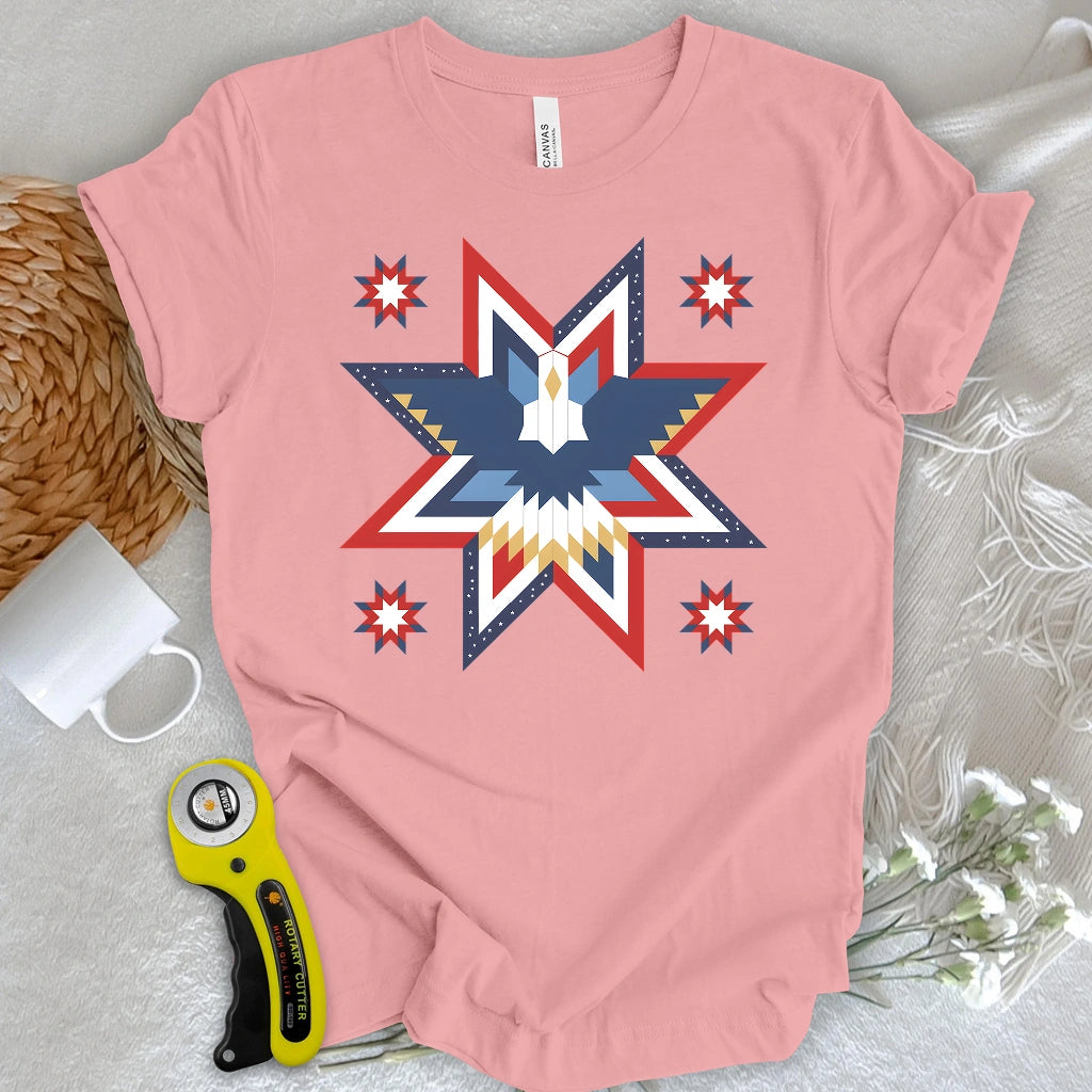 Eagle Star Quilt T-shirt